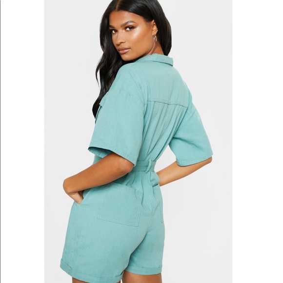 Denim Romper - Picture 6 of 6